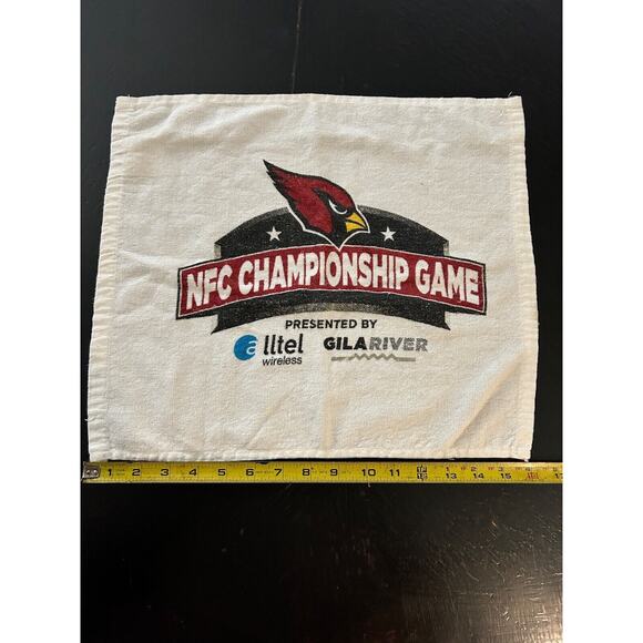 2009 NFC Championship Game Cardinals Towel - Picture 2 of 4